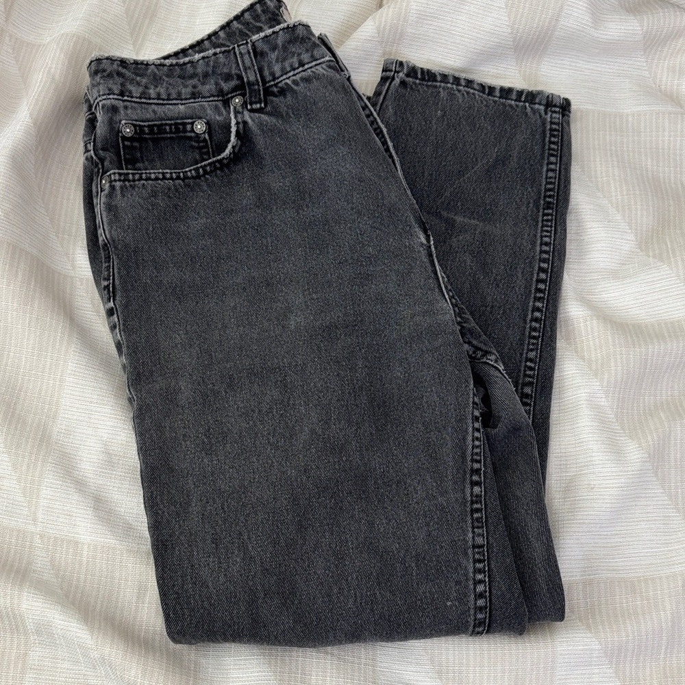 We The Free Washed Black High-Rise Jeans